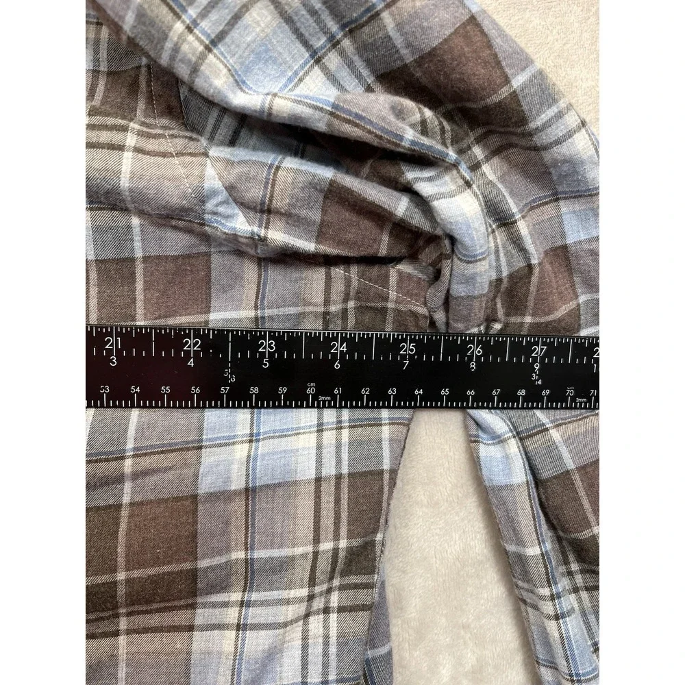 Brooks Brothers Regent Flannel Shirt Plaid Button Down Long Sleeve XL
